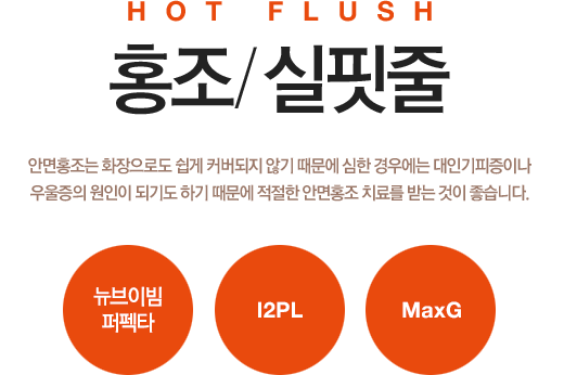 =hot flush 홍조/실핏줄