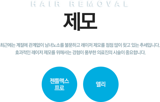 hair removal 제모